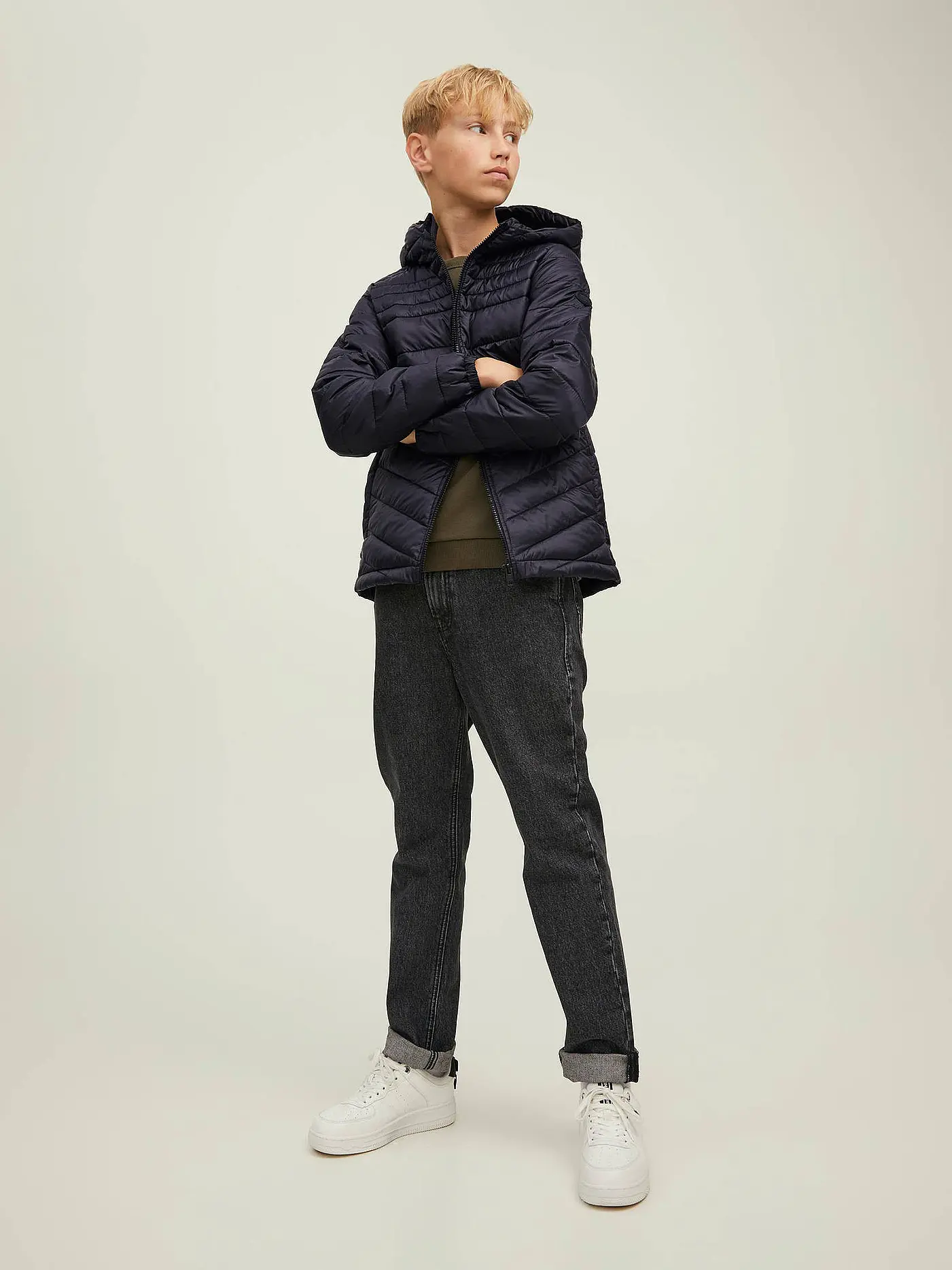 JACK & JONES | Steppjacke  JJEHERO | schwarz